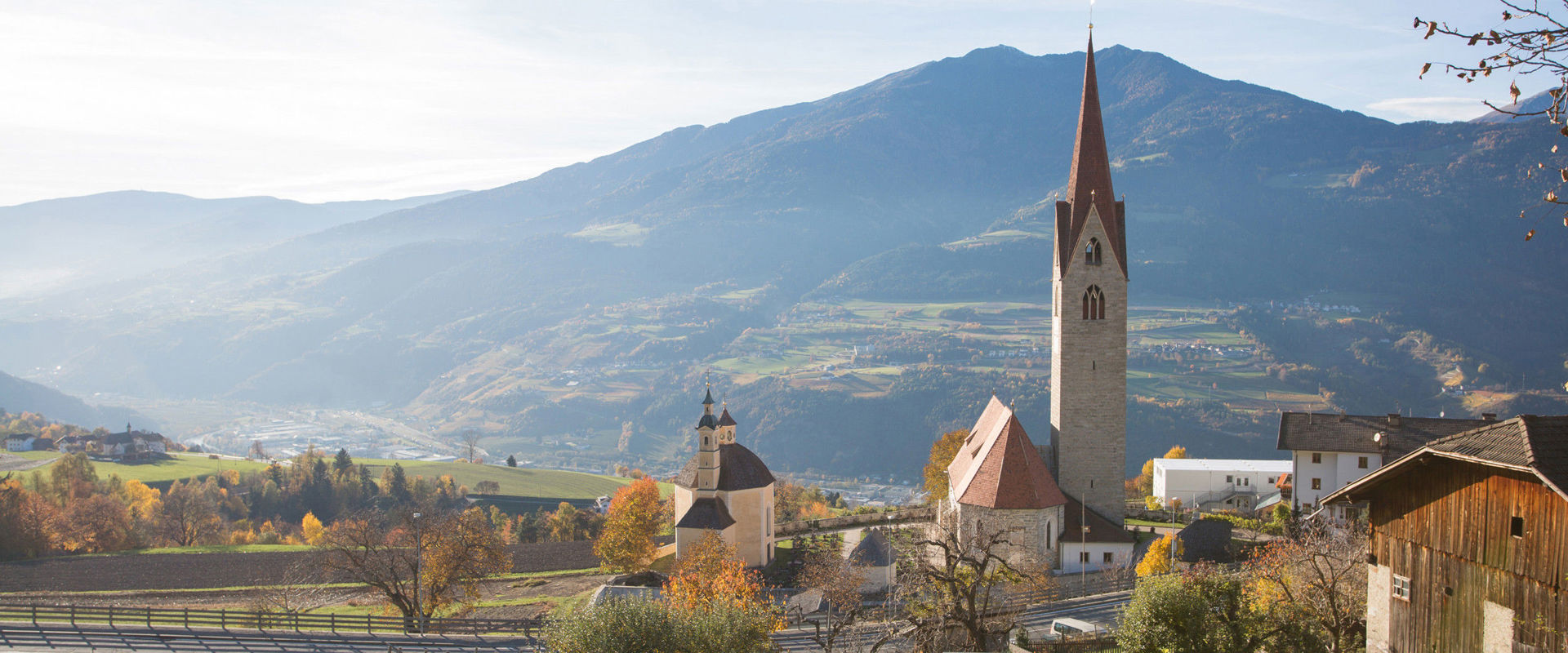 St. Andrä View of St. Andrä in autumn