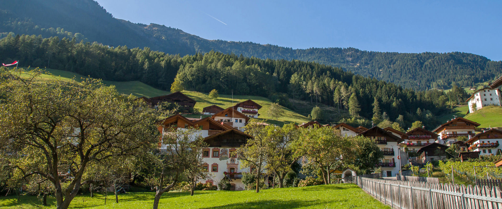 St. Martin in Passeier St. Martin in Passeier and the surrounding area.