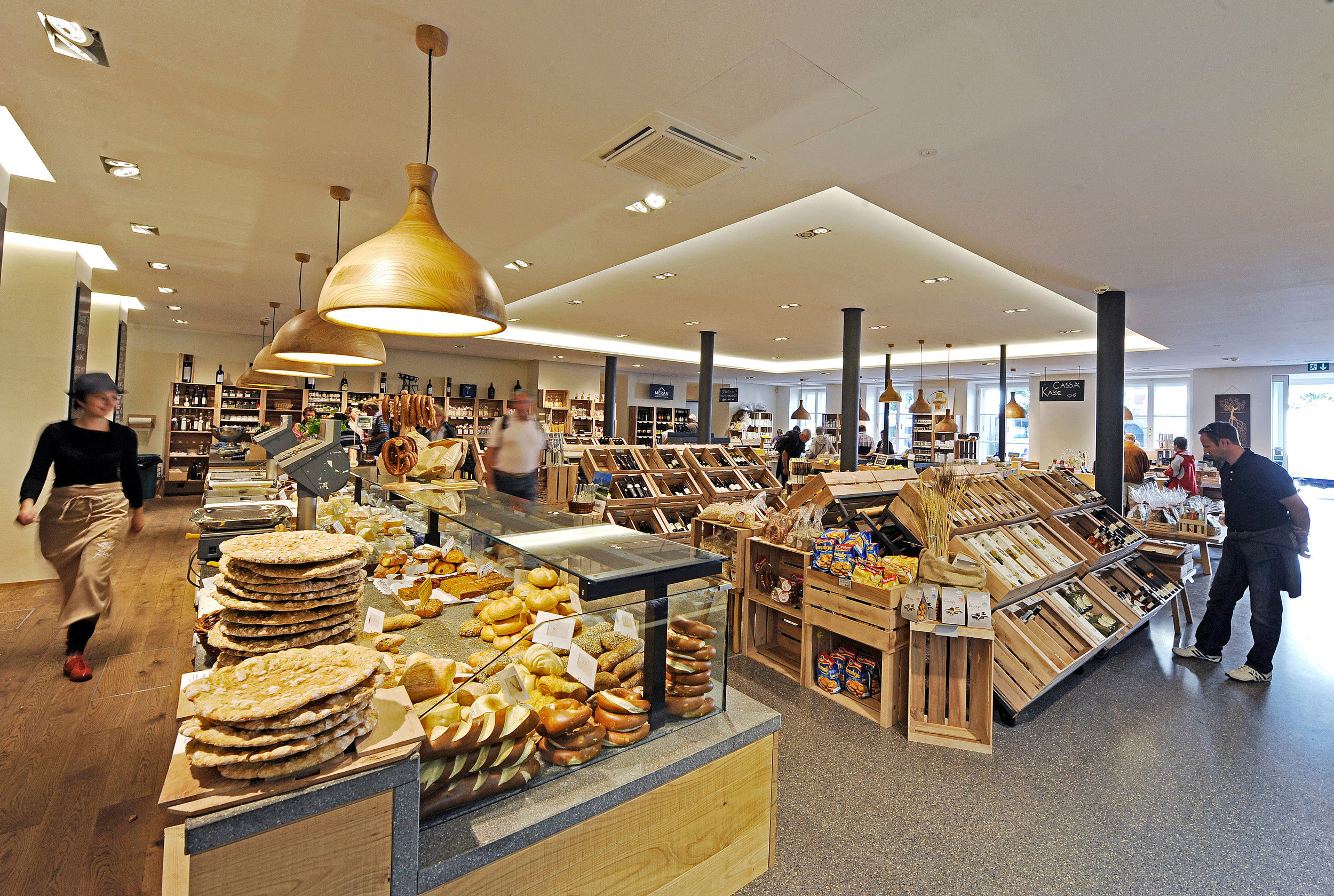 Shop with typical South Tyrolean products.