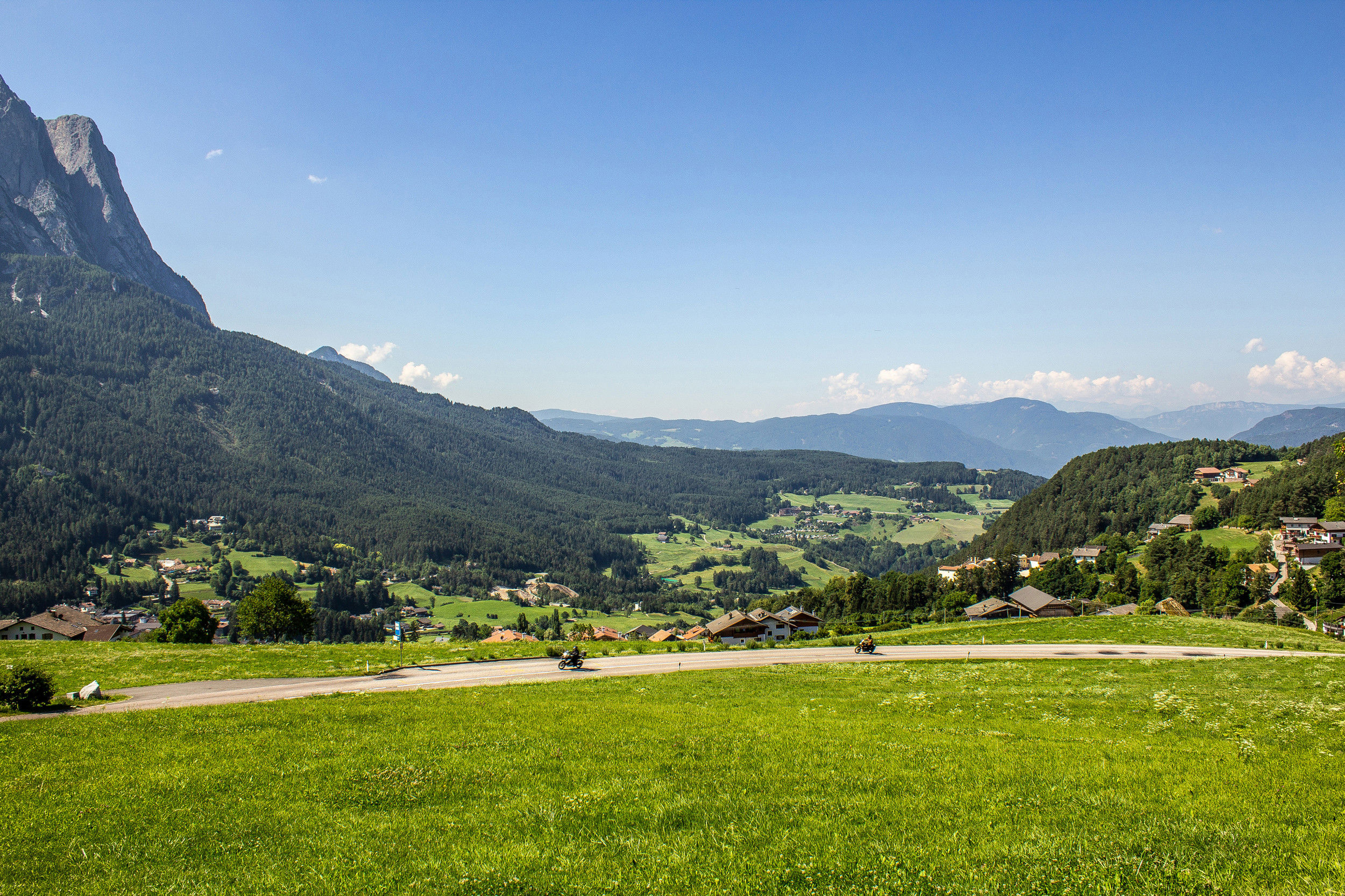 View of St. Valentin with surrounding natural landscape