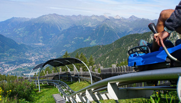Alpine bobslee: rodelplezier boven Merano
